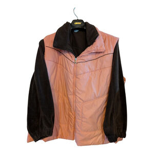 Avenue Pink & Brown Size 26-28, 3 In 1 Vest/Jacket Combo